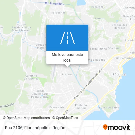 Rua 2106 mapa