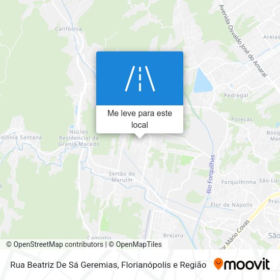 Rua Beatriz De Sá Geremias mapa