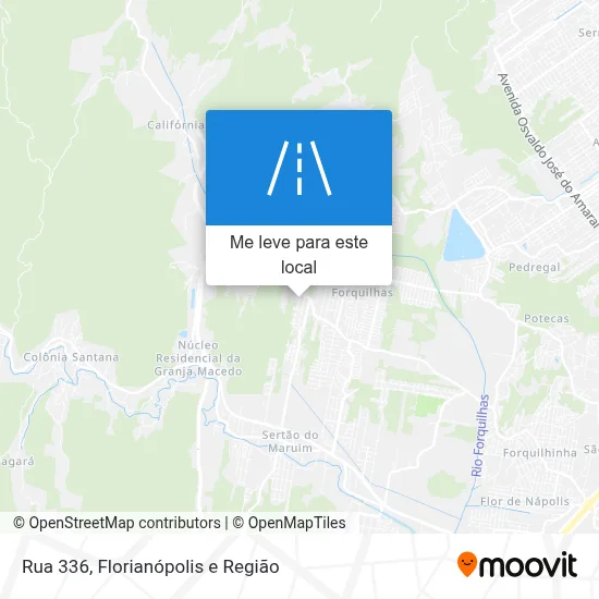 Rua 336 mapa