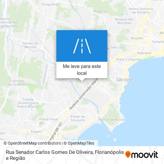 Rua Senador Carlos Gomes De Oliveira mapa