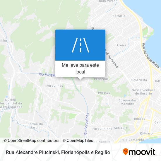 Rua Alexandre Plucinski mapa
