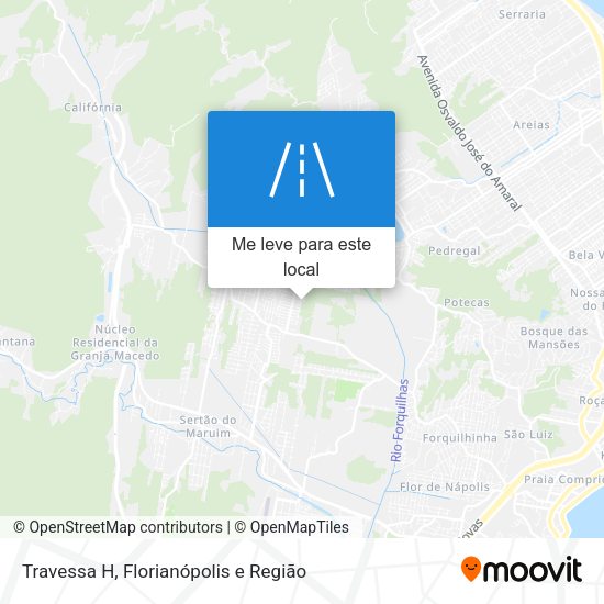 Travessa H mapa