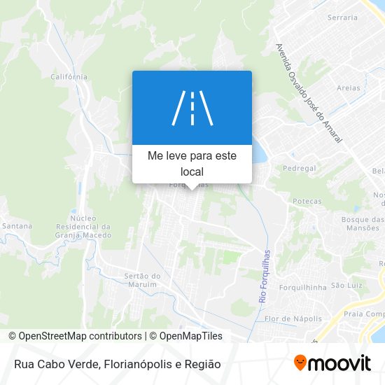 Rua Cabo Verde mapa