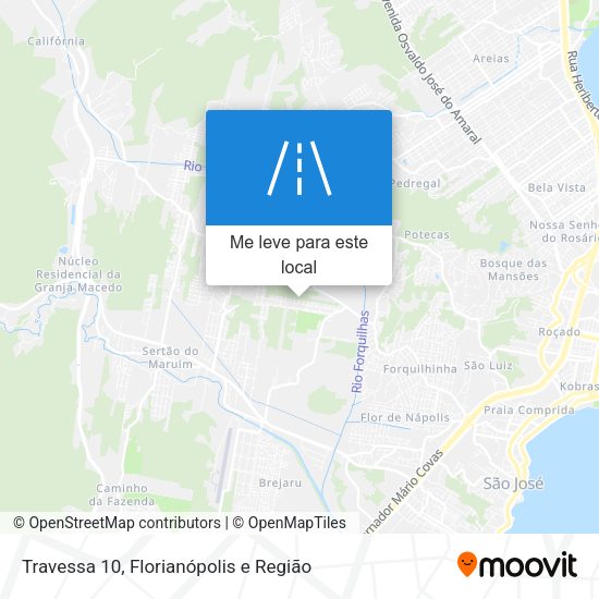 Travessa 10 mapa