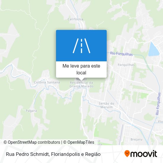 Rua Pedro Schmidt mapa