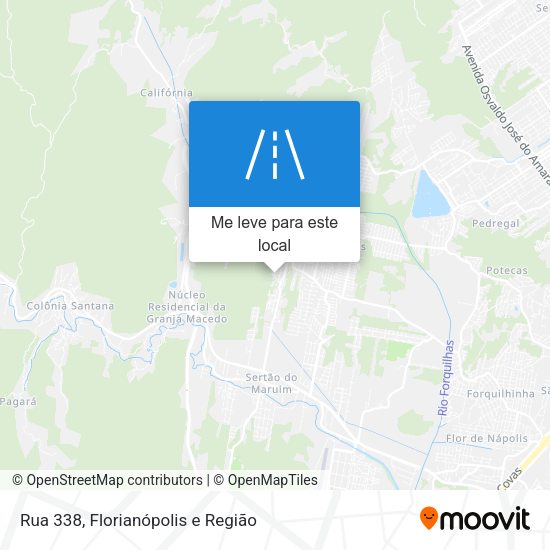 Rua 338 mapa