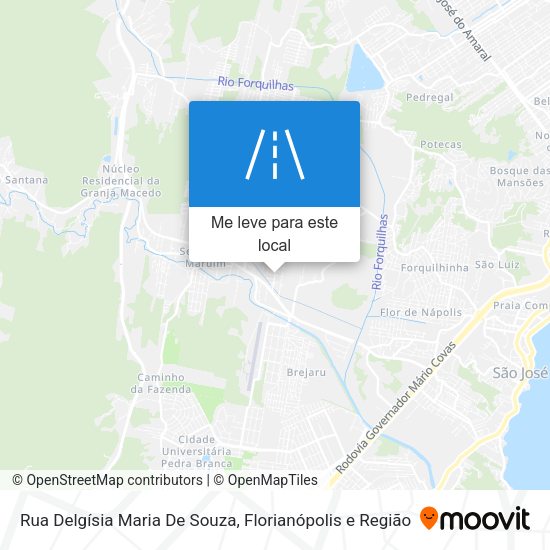 Rua Delgísia Maria De Souza mapa