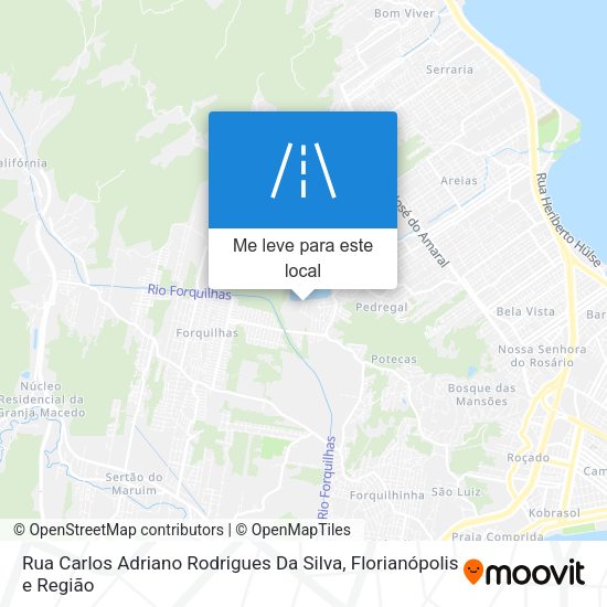 Rua Carlos Adriano Rodrigues Da Silva mapa