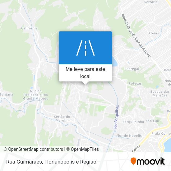 Rua Guimarães mapa