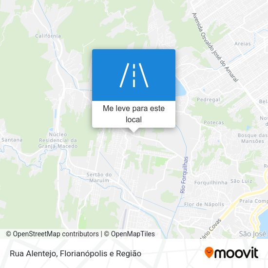 Rua Alentejo mapa
