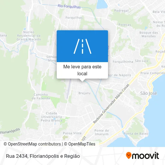 Rua 2434 mapa