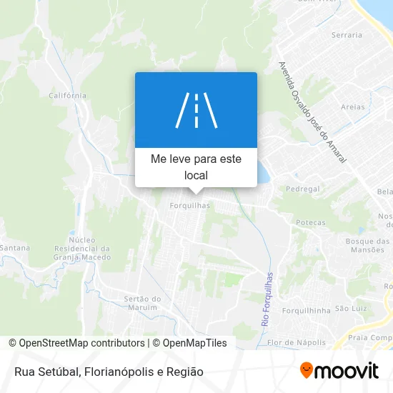 Rua Setúbal mapa