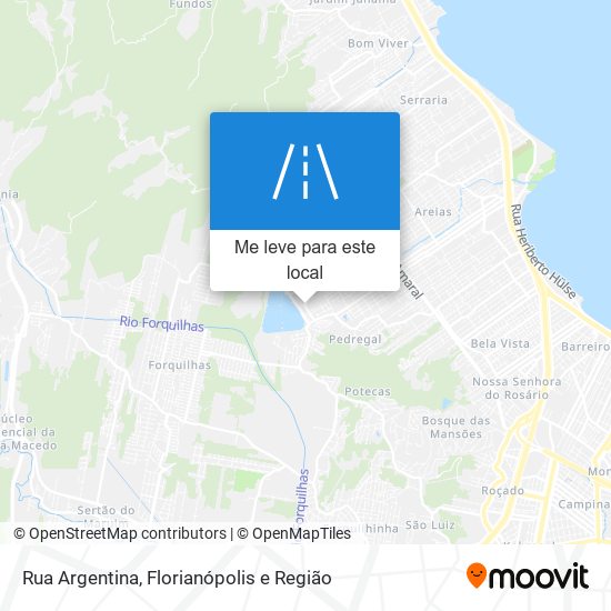 Rua Argentina mapa