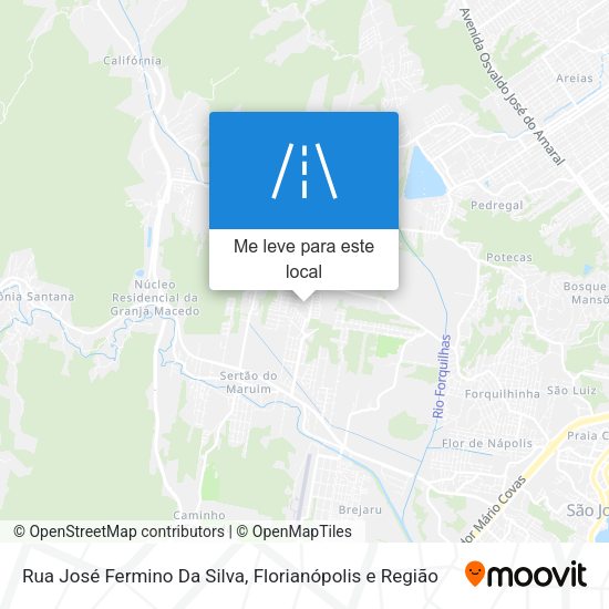 Rua José Fermino Da Silva mapa