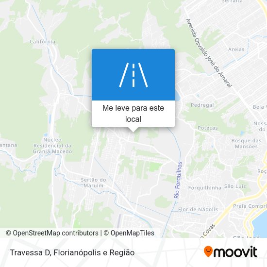 Travessa D mapa