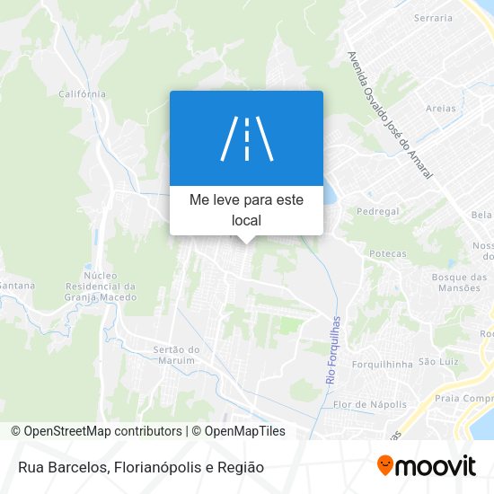 Rua Barcelos mapa