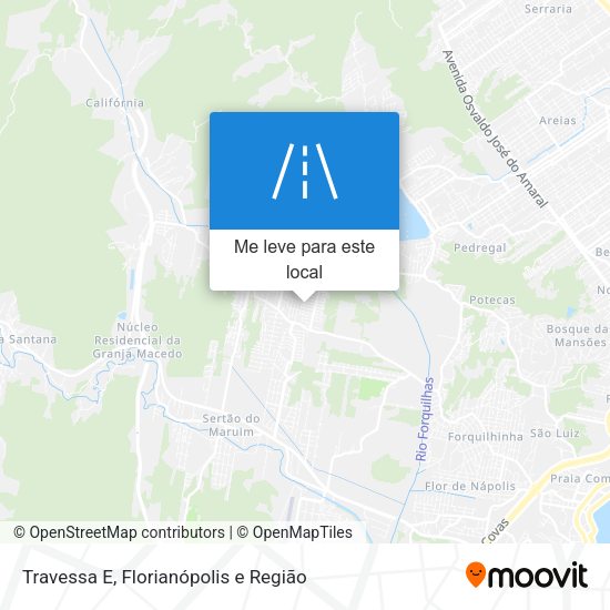 Travessa E mapa