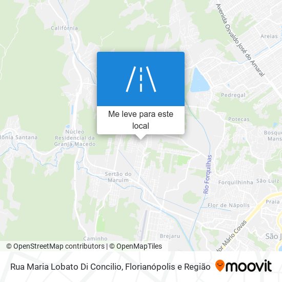 Rua Maria Lobato Di Concilio mapa