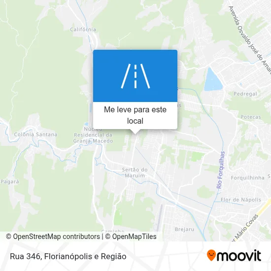 Rua 346 mapa