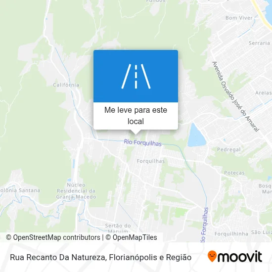 Rua Recanto Da Natureza mapa
