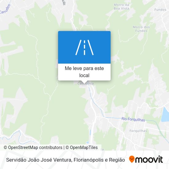 Servidão João José Ventura mapa