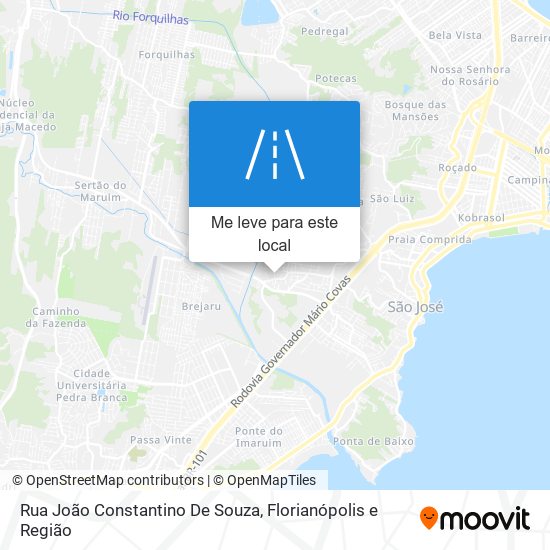 Rua João Constantino De Souza mapa