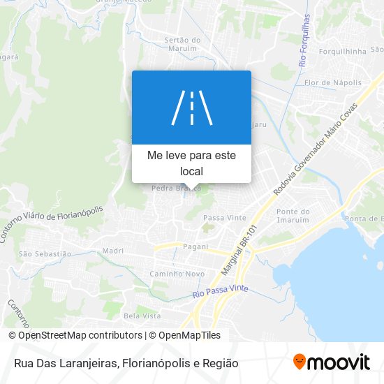 Rua Das Laranjeiras mapa