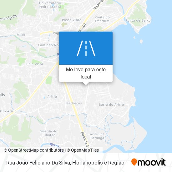 Rua João Feliciano Da Silva mapa