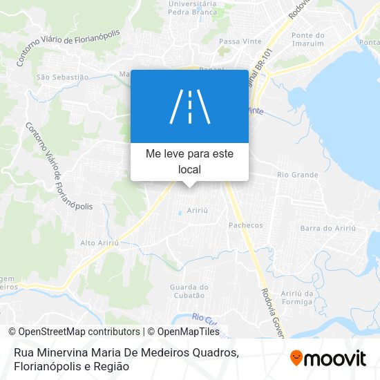 Rua Minervina Maria De Medeiros Quadros mapa