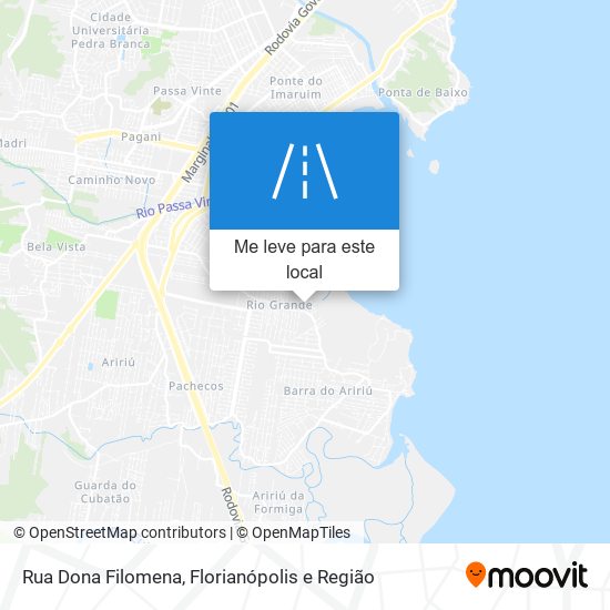 Rua Dona Filomena mapa