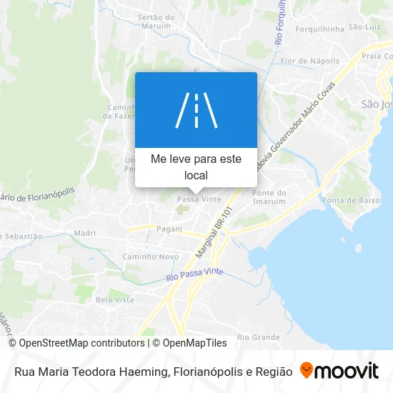 Rua Maria Teodora Haeming mapa