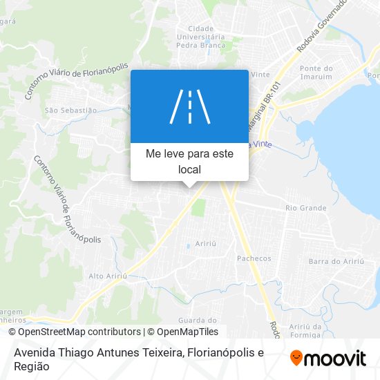 Avenida Thiago Antunes Teixeira mapa