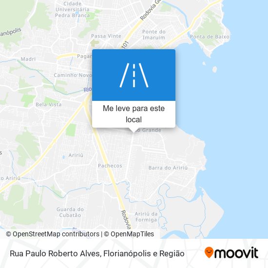 Rua Paulo Roberto Alves mapa