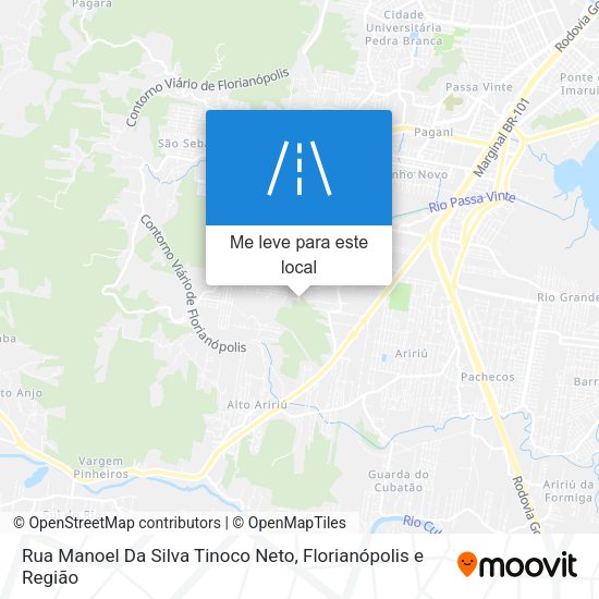 Rua Manoel Da Silva Tinoco Neto mapa