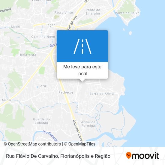 Rua Flávio De Carvalho mapa