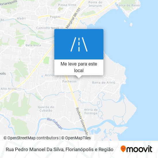 Rua Pedro Manoel Da Silva mapa