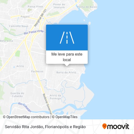 Servidão Rita Jordão mapa