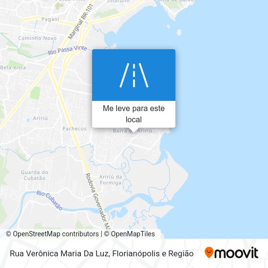 Rua Verônica Maria Da Luz mapa