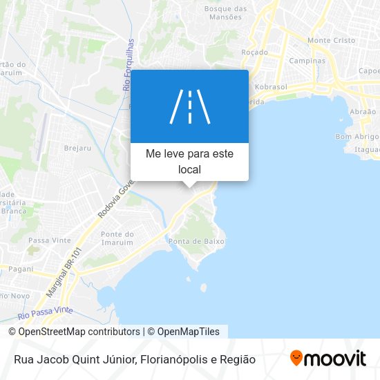 Rua Jacob Quint Júnior mapa