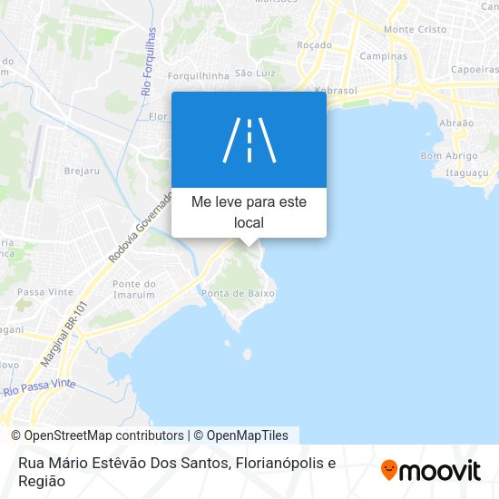 Rua Mário Estêvão Dos Santos mapa