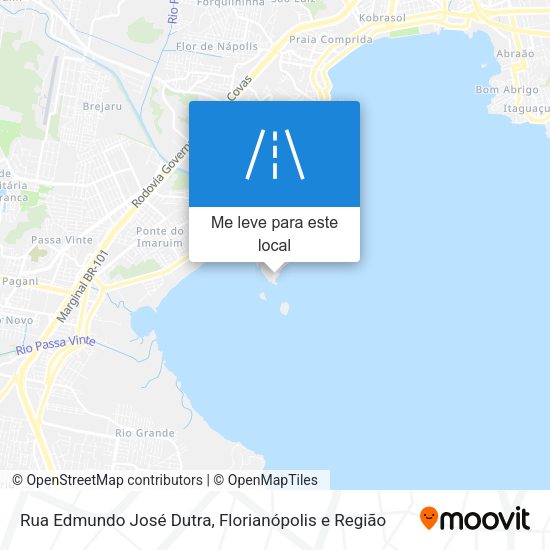 Rua Edmundo José Dutra mapa