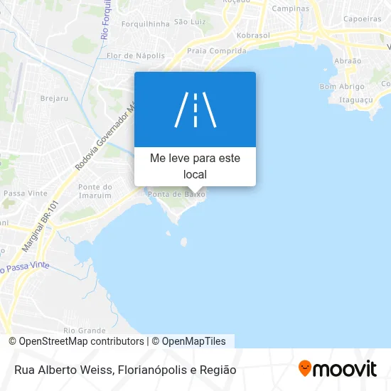 Rua Alberto Weiss mapa