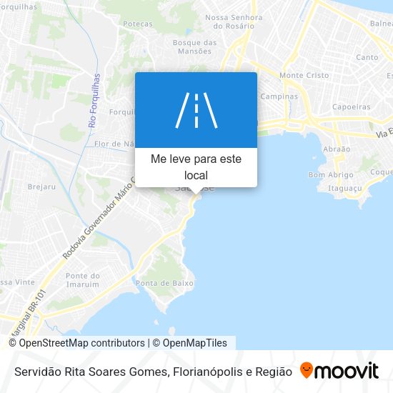 Servidão Rita Soares Gomes mapa