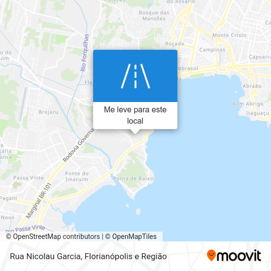 Rua Nicolau Garcia mapa