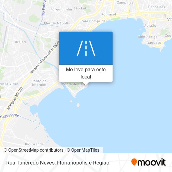 Rua Tancredo Neves mapa