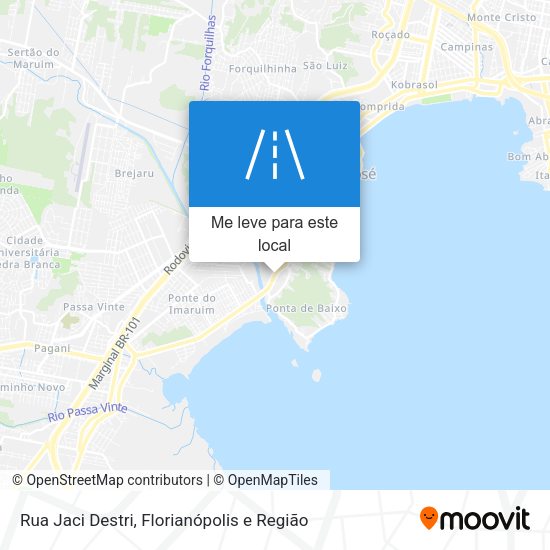 Rua Jaci Destri mapa