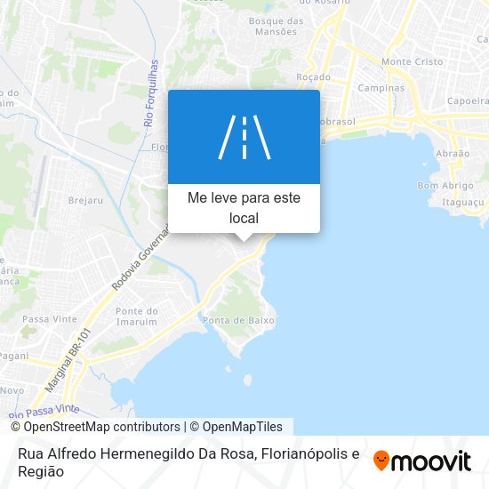 Rua Alfredo Hermenegildo Da Rosa mapa