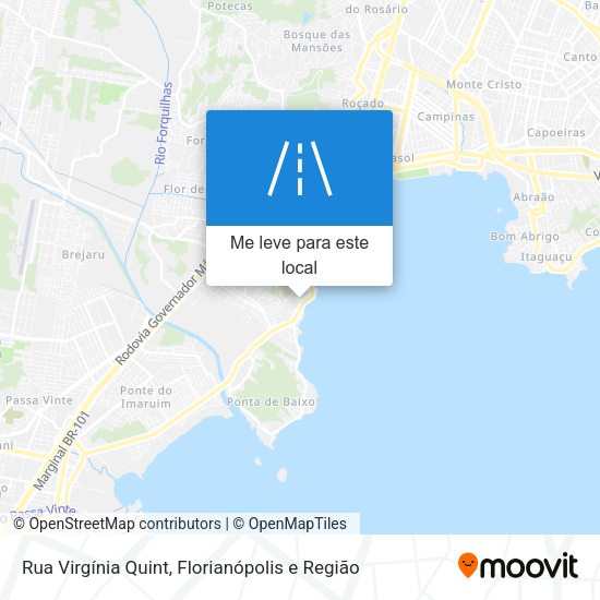 Rua Virgínia Quint mapa