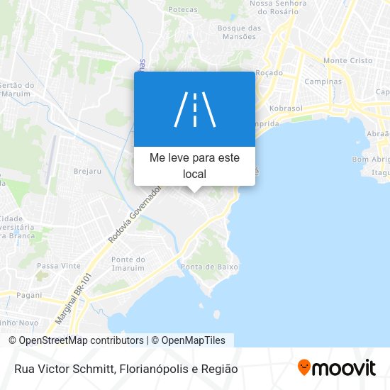 Rua Victor Schmitt mapa