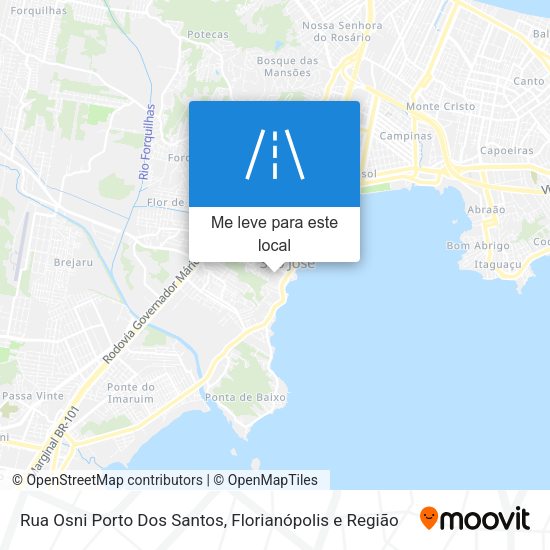 Rua Osni Porto Dos Santos mapa